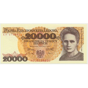 20.000 złotych 1989 - AP -