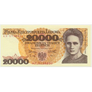 20,000 zl 1989 - AP -.