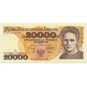 20,000 zl 1989 - C -.