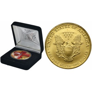 USA, 1. dolar 2003 - 25. výročí pontifikátu Jana Pavla II.