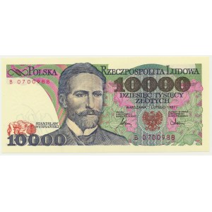 10,000 zloty 1987 - B -.