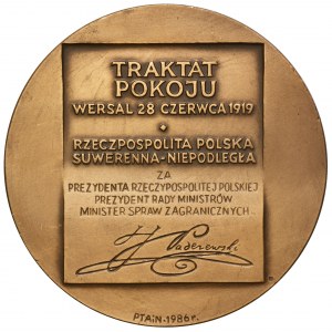 Medal Ignacy Jan Paderewski 1986