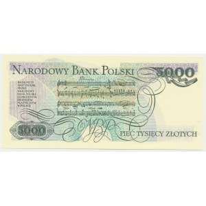 5,000 PLN 1982 - AA -
