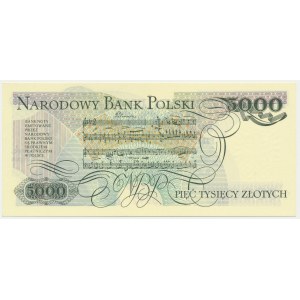 5,000 zloty 1982 - A - first series