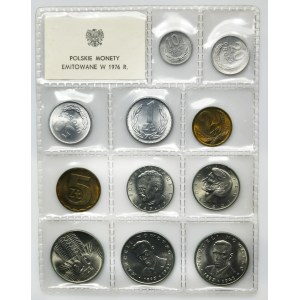 Sada PRL, Poľské mince vydané v roku 1976 (11 ks)
