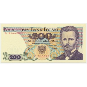 200 Zloty 1976 - D -