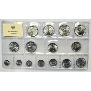 PRL Set, Polish Circulating Coins 1949-1976 (15 pieces).