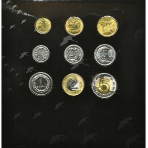 Sada historických oběžných mincí 2010 (9 kusů)