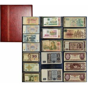 Klastr s polskými a zahraničními bankovkami (cca 70 kusů)