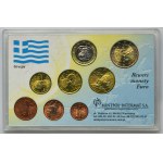Sada, Grécko, Fínsko, Írsko, Zmiešané mince (24 kusov)
