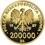 REPUBLIKATION, 200.000 zl 1987 Johannes Paul II