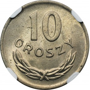 10 groszy 1949 Miedzionikiel - NGC MS64