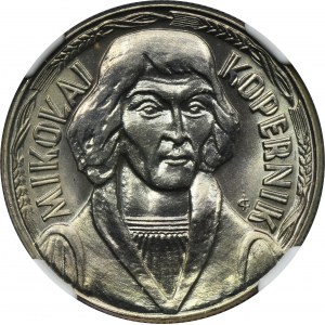 10 złotych 1967 Kopernik - NGC MS66