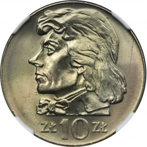 10 złotych 1971 Kościuszko - NGC MS64