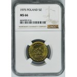 5 złotych 1975 - NGC MS66