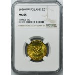 5 gold 1979 - NGC MS65