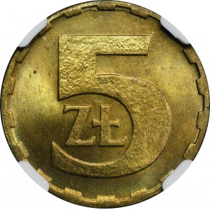 5 gold 1981 - NGC MS66