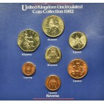 Sada, Velká Británie, Smíšené mince (17 kusů)