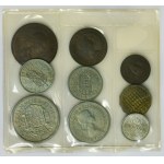 Sada, Spojené kráľovstvo, Zmiešané mince (17 kusov)