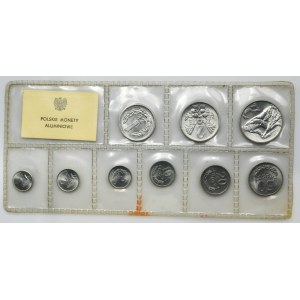 Sada PRL, Poľské hliníkové mince 1949-1975 (9 ks)