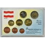 Zestaw, Austria, Niemcy, Francja, Mix monet (24 szt.)