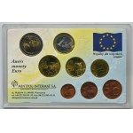 Sada, Rakúsko, Nemecko, Francúzsko, Zmiešané mince (24 kusov)