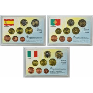 Satz, Spanien, Portugal, Italien, Gemischte Münzen (24 Stück)