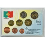 Zestaw, Hiszpania, Portugalia, Włochy, Mix monet (24 szt.)