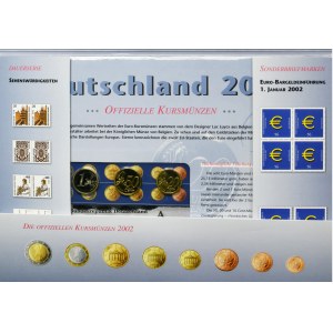 Set, Germany, Vintage Set with stamps 2002 (8 pcs.)