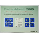 Zestaw, Niemcy, Zestaw rocznikowy ze znaczkami 2002 (8 szt.)