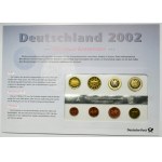 Satz, Deutschland, 2002 Jahrgangssatz mit Briefmarken (8 Stück).