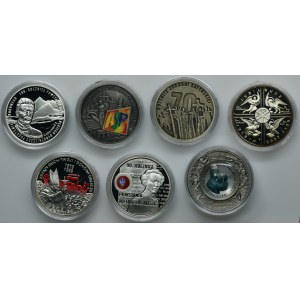 Zestaw, 10 złotych 2000-2010 (7 szt.)