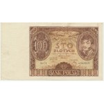 100 złotych 1934 - Ser.C.K. - bez dodatkowych znw. - ciekawy numer