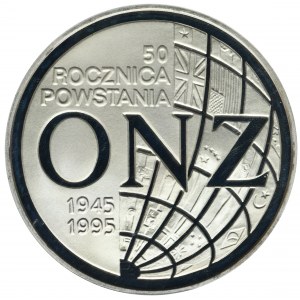 20 złotych 1995 50. rocznica powstania ONZ