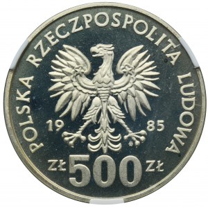 500 złotych 1985 40-lecie ONZ