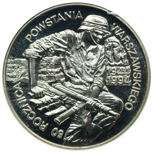 100.000 złotych 1994 50. rocznica Powstania Warszawskiego - GCN MS70