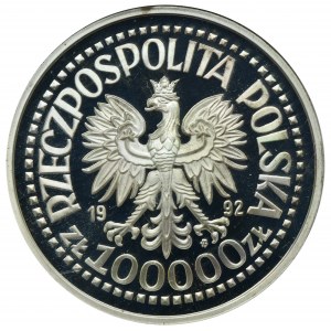 100,000 zloty 1992 Wojciech Korfanty