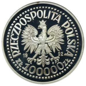 100.000 złotych 1992 Wojciech Korfanty