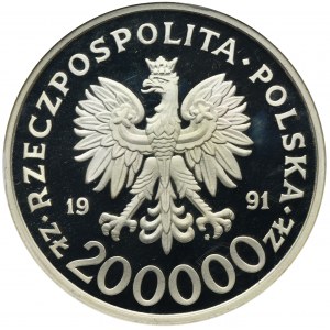 200.000 złotych 1991 Igrzyska XXV Olimpiady Barcelona 1992 - Żeglarstwo