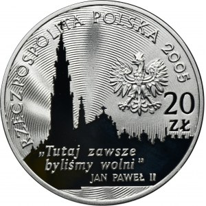 20 złotych 2005 350-lecie Obrony Jasnej Góry