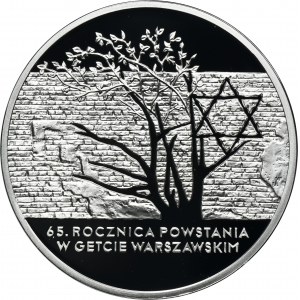 20 PLN 2008 65. výročí povstání ve varšavském ghettu