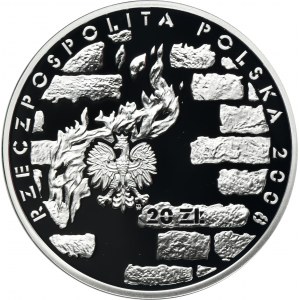 20 złotych 2008 65. Rocznica Powstania w Getcie Warszawskim