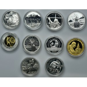 Set, 10 gold 1997-2008 (10 pieces).