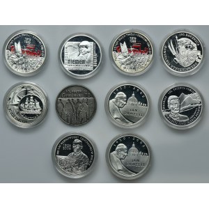 Zestaw, 10 złotych 2000-2013 (10 szt.)