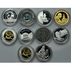 Sada, 10 zlatých 2005-2010 (10 kusov)