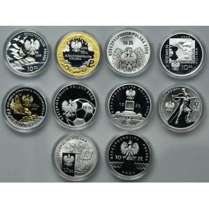 Set, 10 gold 2006-2011 (10 pcs.)