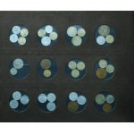 Set, Cluster with Polish and foreign coins