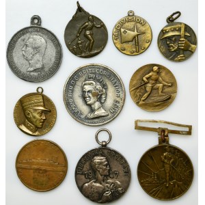 Set, Poland, Switzerland, Latvia, Medals (10 pieces).