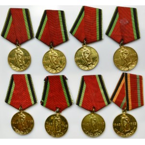 Set, USSR, Badges of the 20th Years of Victory 1965 (8 pcs.)