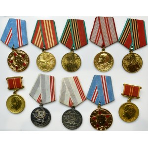 Sada, SSSR, Mix medailí (10 kusů)